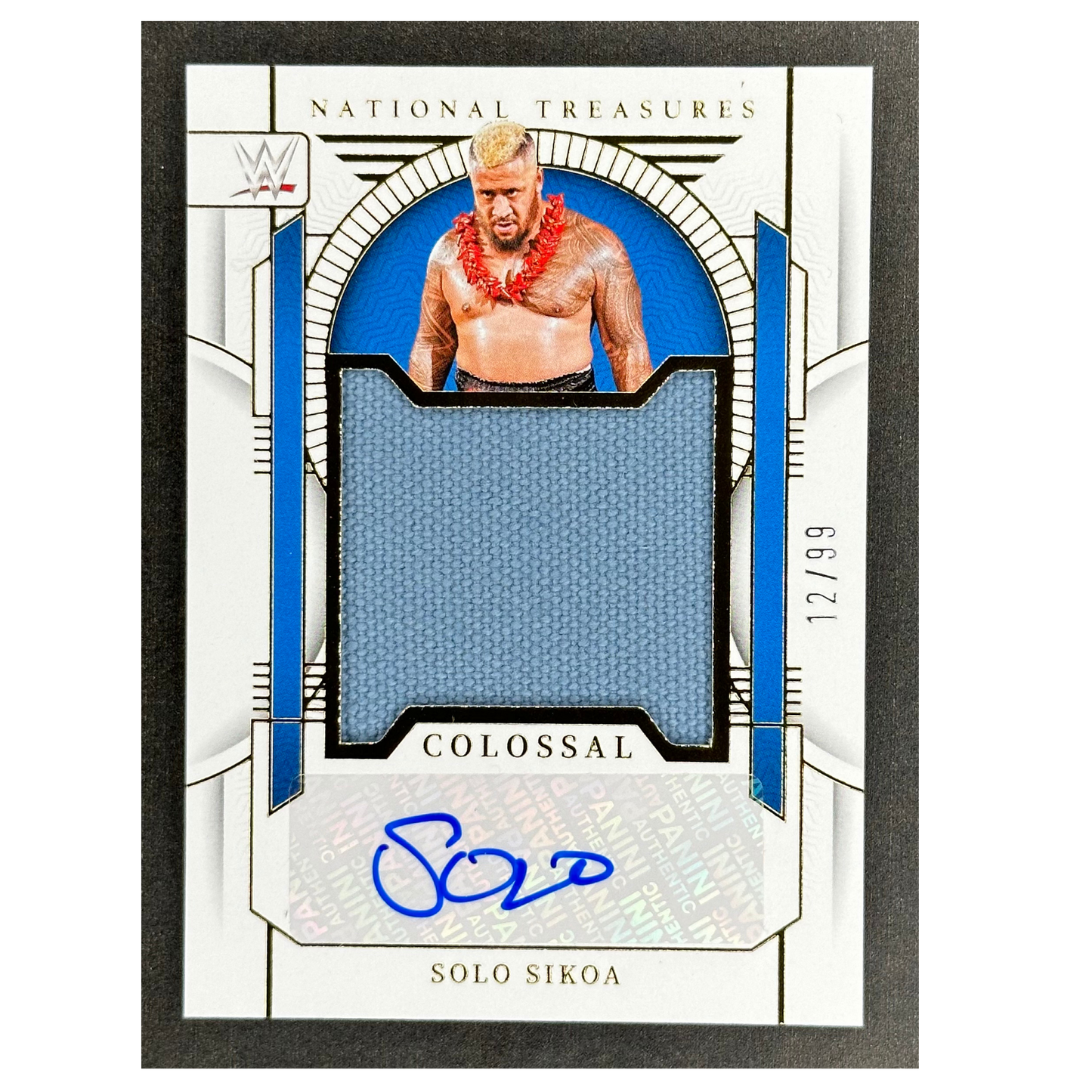 Solo Sikoa 2024 National Treasures Memorabilia Auto Colossal 12/99 #CMS-SS2