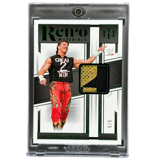 Eddie Guerrero 2024 National Treasures Retro Materials Memorabilia 5/5 #RM-EGR