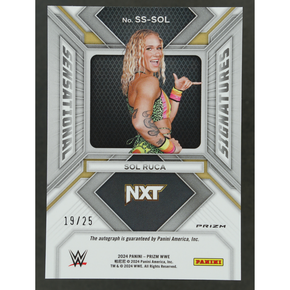 Sol Ruca 2024 Prizm Sensational Signatures Mojo 19/25 #SS-SOL