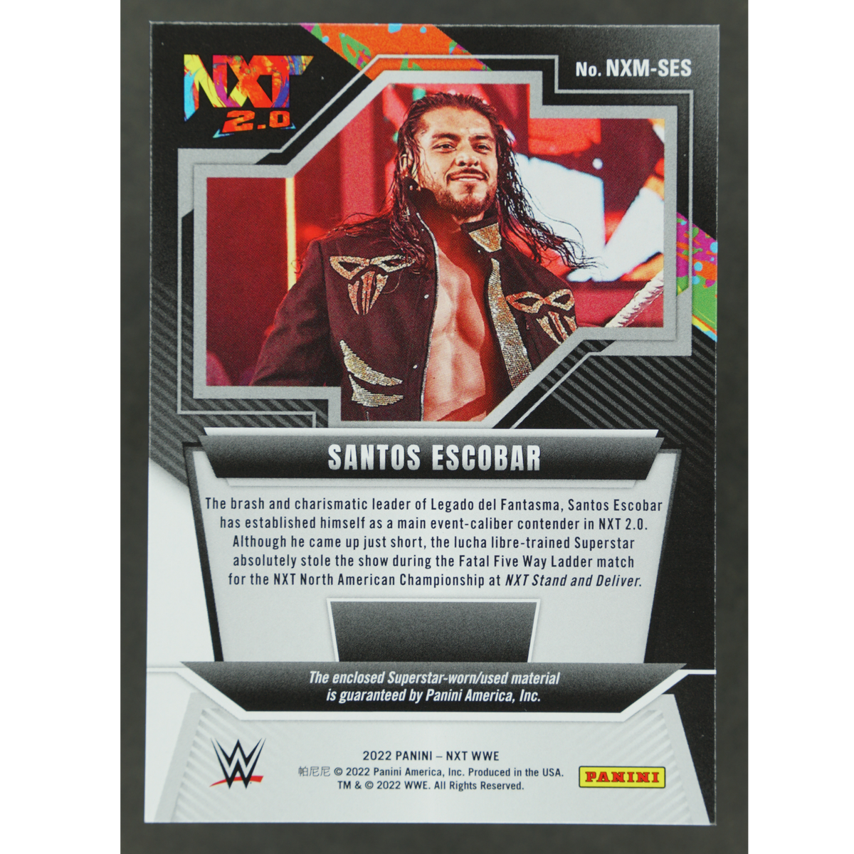Santos Escobar 2022 NXT Memorabilia #NXM-SES