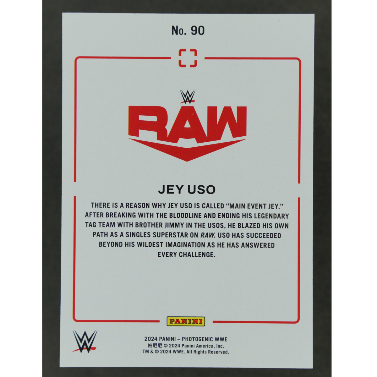 Jey Uso 2024 Photogenic 2/5 #90