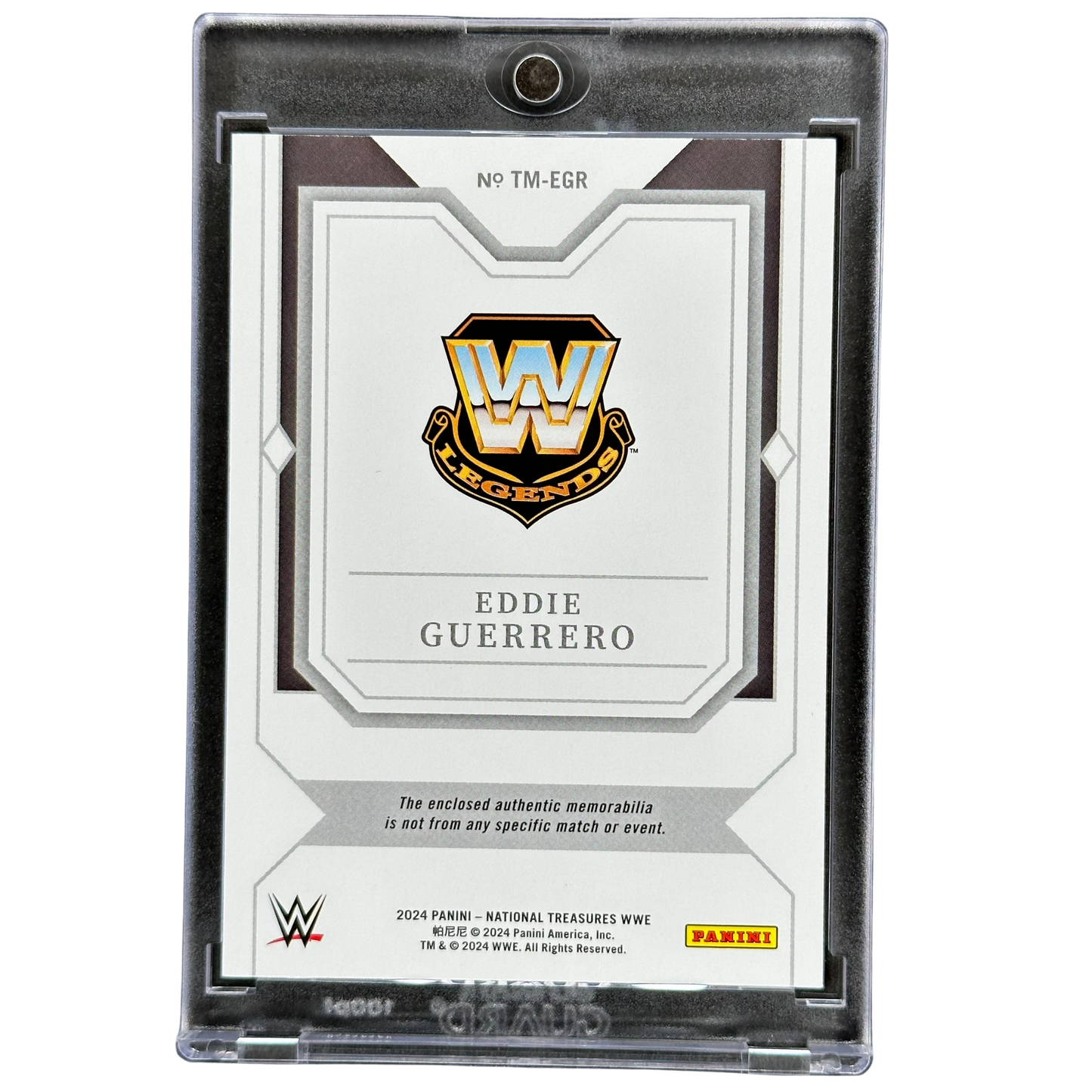 Eddie Guerrero 2024 National Treasures Time Line 18/99 Memorabilia #TM-EGR
