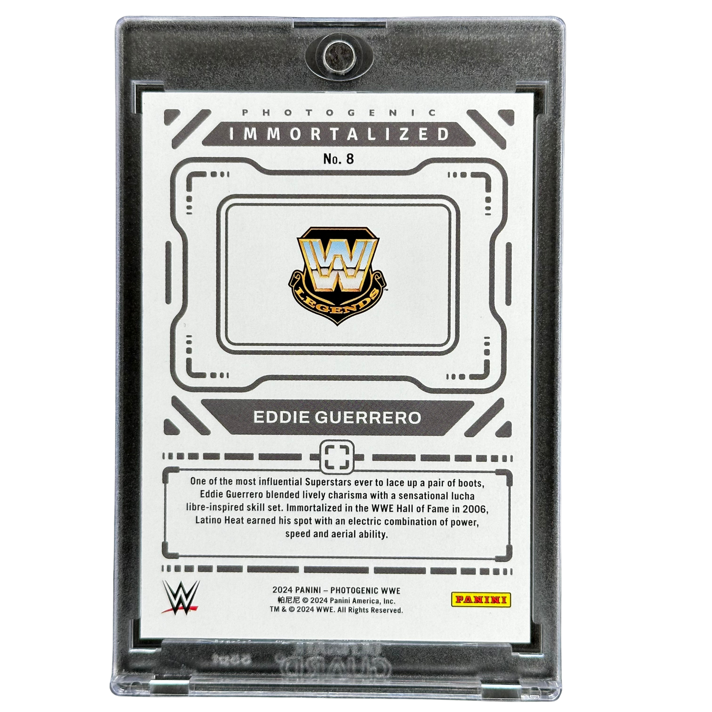 Eddie Guerrero 2024 Photogenic Immortalized Gold 1/10 #8