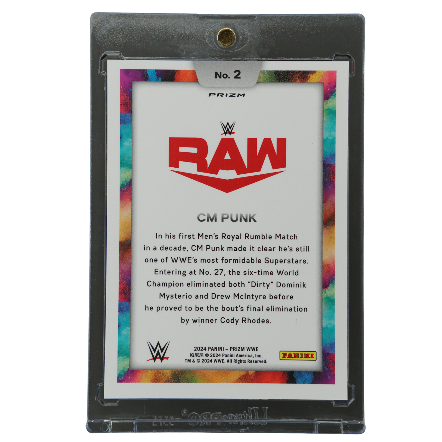Cm Punk 2024 Prizm Color blast #2