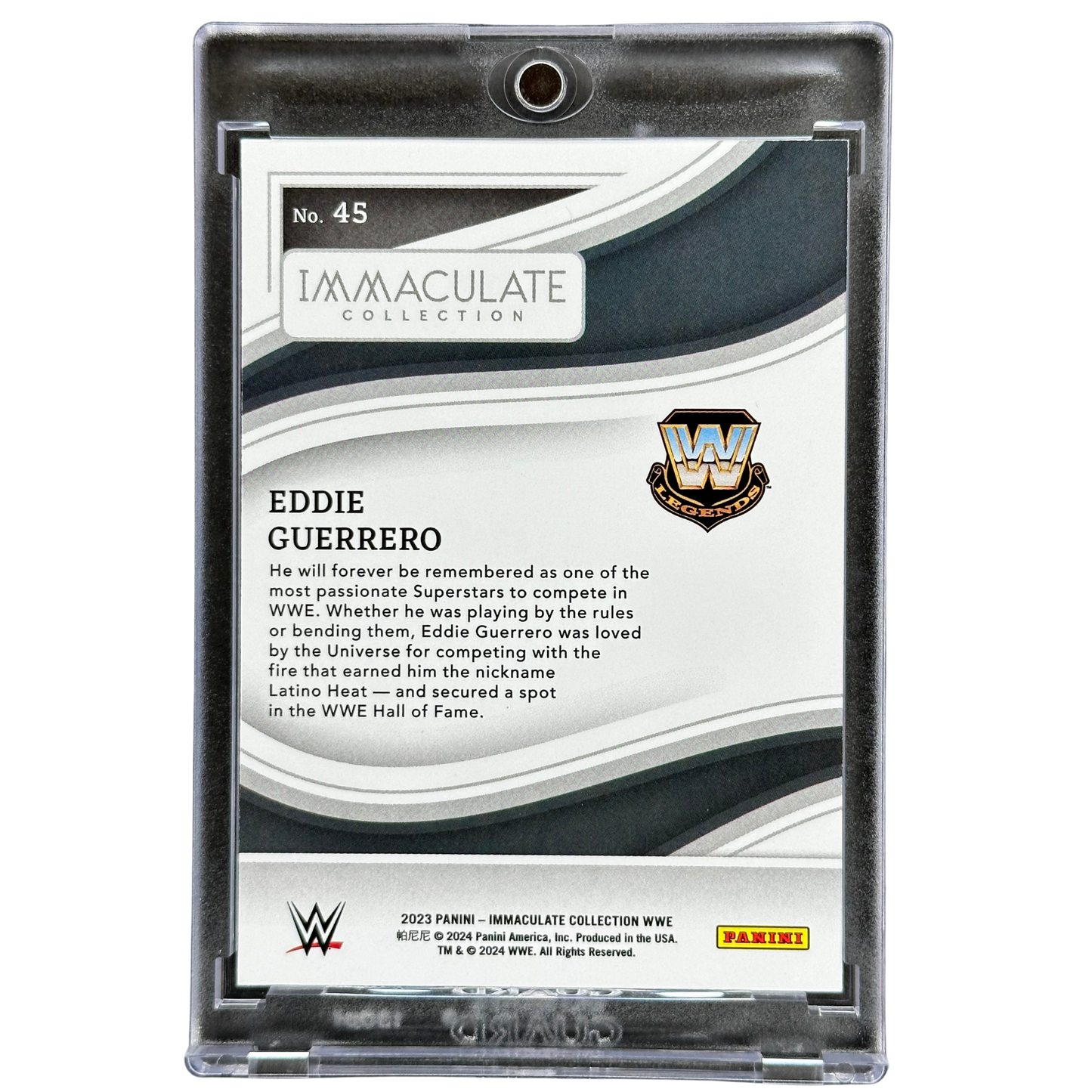 Eddie Guerrero 2023 Immaculate 10/10 #45