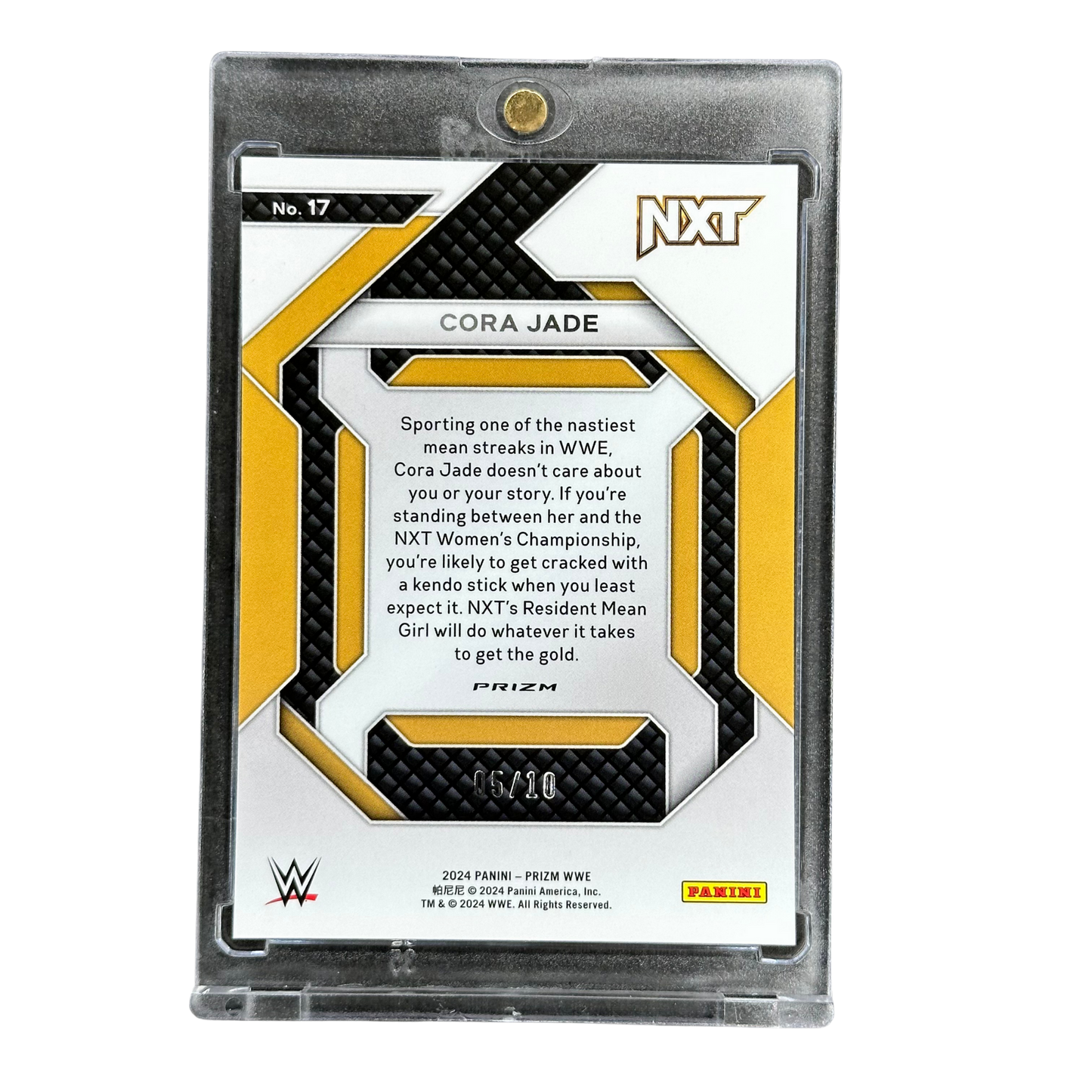 Cora Jade 2024 Prizm Emergent Gold 5/10 #17