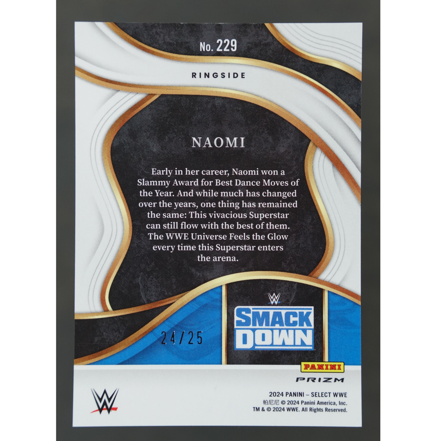 Naomi 2024 Select Tie Dye Ringside 24/25 #229