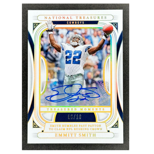Emmitt Smith 2024 National Treasures Treasured Moments Auto 6/10 #TM-ES