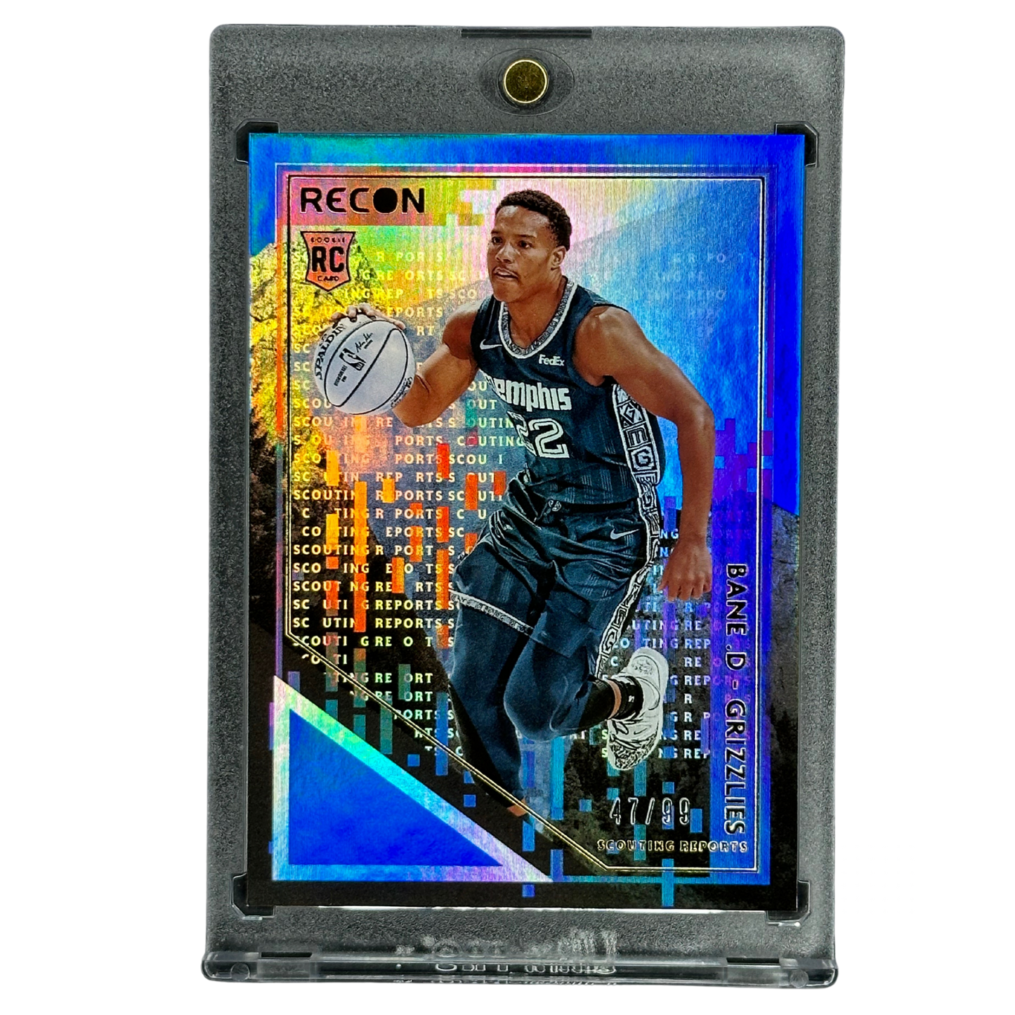 Desmond Bane 2020 Recon Scouting Reports Blue 47/99 RC #23