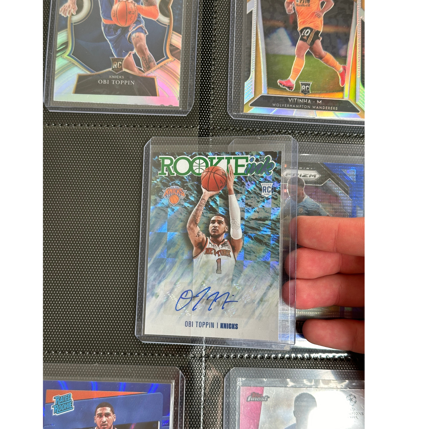9-Pocket 3x4 Top Loader Binder für bis zu 216 Karten / Ordner für Trading Cards