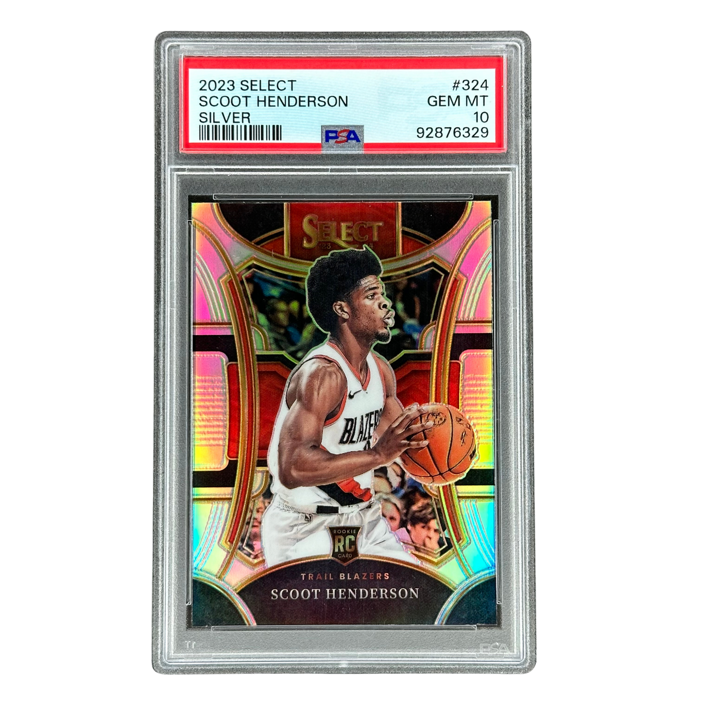Scoot Henderson 2023 Select Silver RC Rookie Card PSA 10 #324