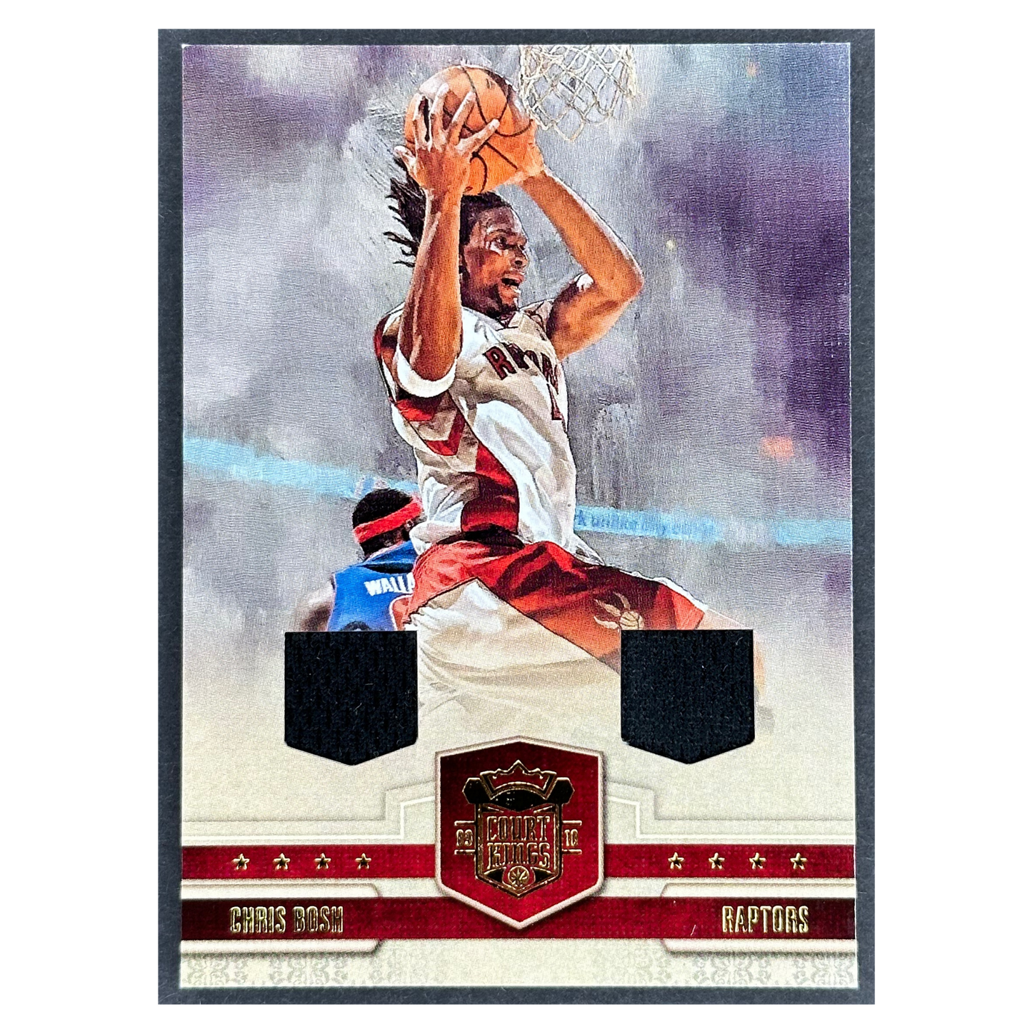 Chris Bosh 2010 Court Kings Dual Jersey Game Worn 53/149 #62