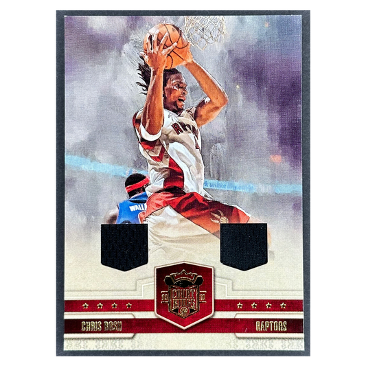 Chris Bosh 2010 Court Kings Dual Jersey Game Worn 53/149 #62