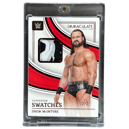 Drew McIntyre 2023 Immaculate Swatches Memorabilia 22/25 #SM-DMI