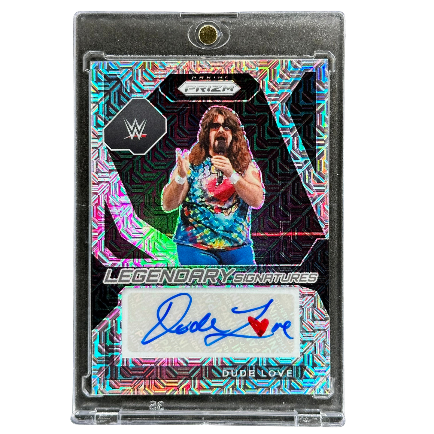 Dude Love 2024 Prizm Legendary Signatures Mojo Auto 15/25 #LS-DLV