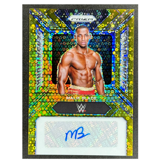 Malik Blade 2024 Prizm Sensational Signatures Gold 2/10 #SS-MAL