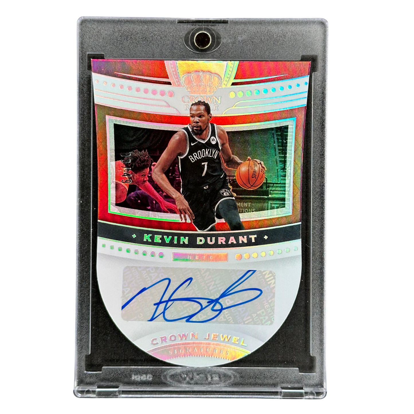 Kevin Durant 2020 Crown Royale Crown Jewel Auto 8/49 #CJ-KDR