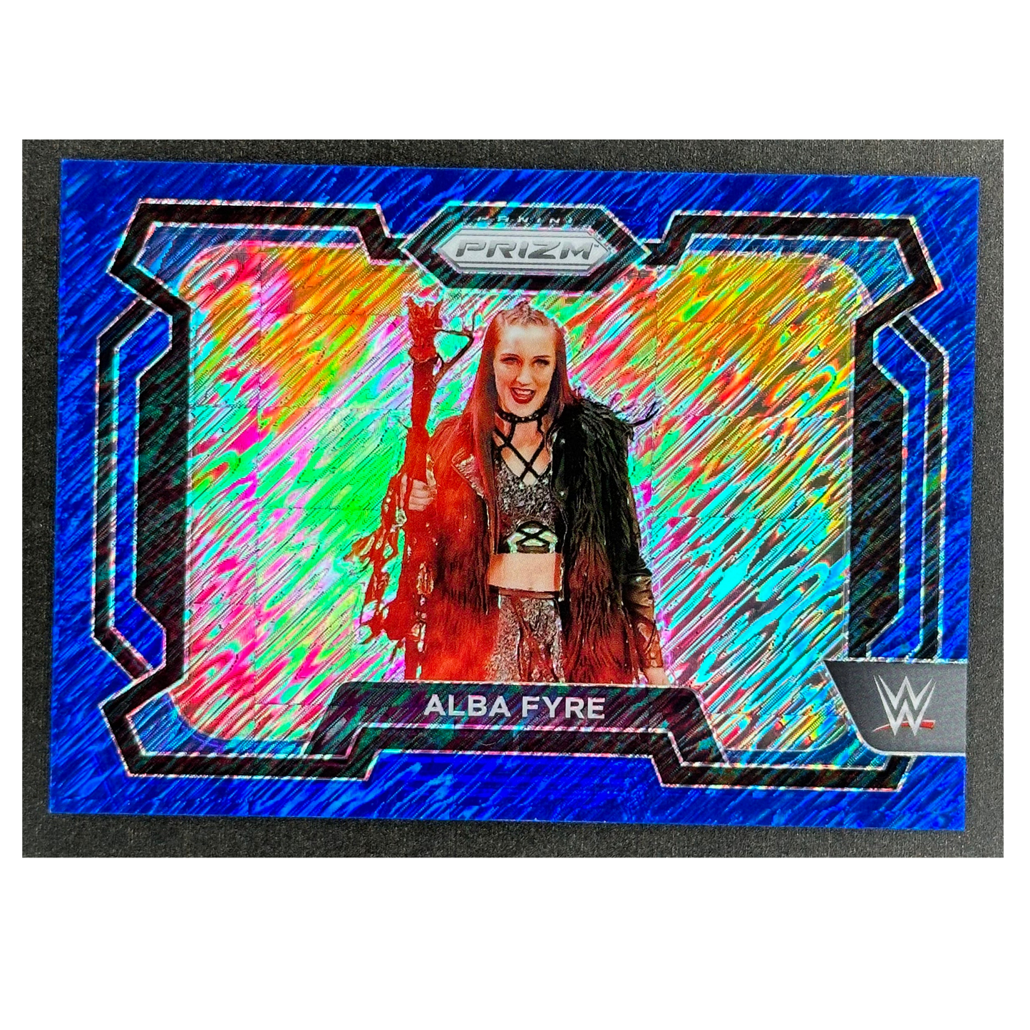 Alba Fyre 2024 Prizm 4/11 Blue Shimmer #34