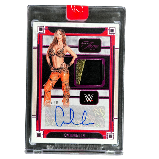Carmella 2024 Three Count FOTL Pink Memorabilia Auto 7/10 #MA-CML