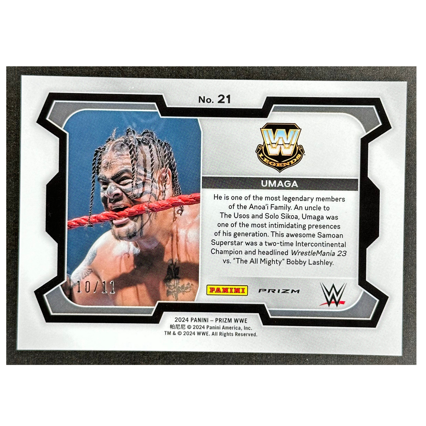 Umaga 2024 Prizm Blue Shimmer 10/11 #21