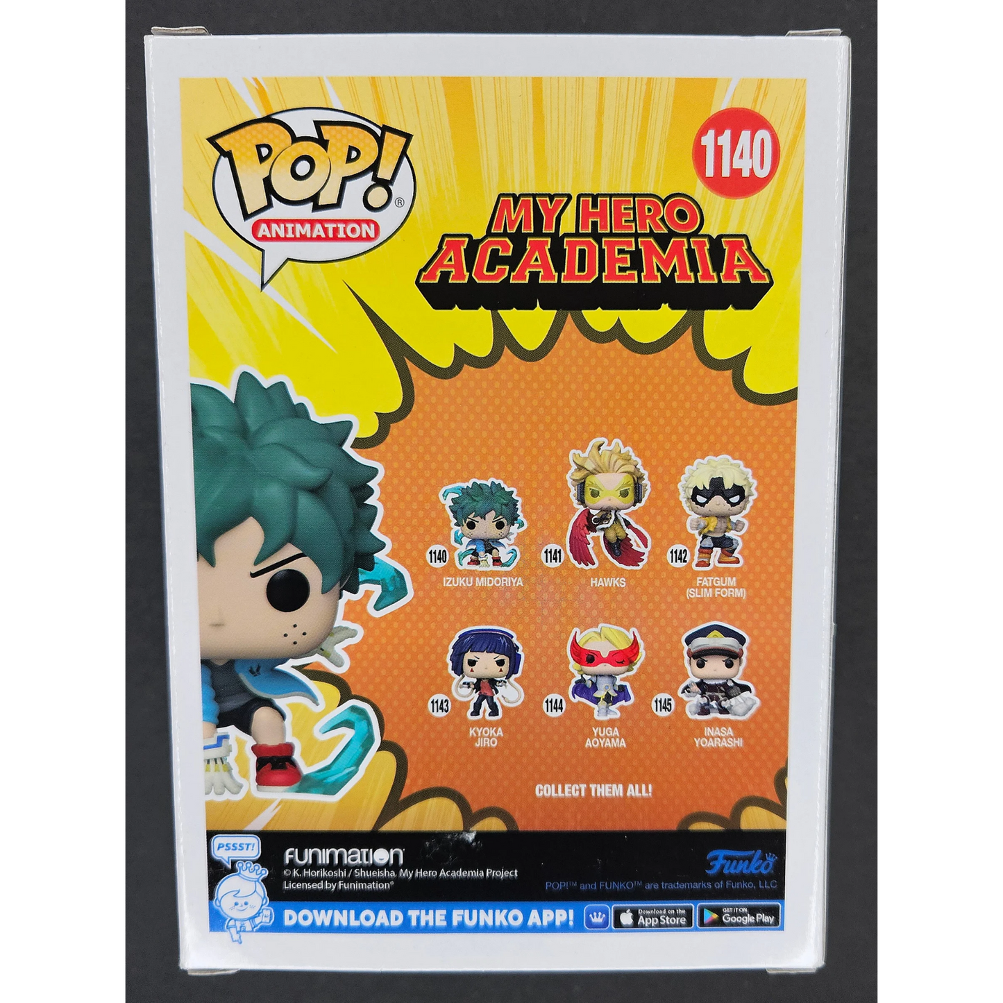 Izuku Midoriya Funko Pop! My Hero Academia Animation #1140 Glows in the Dark