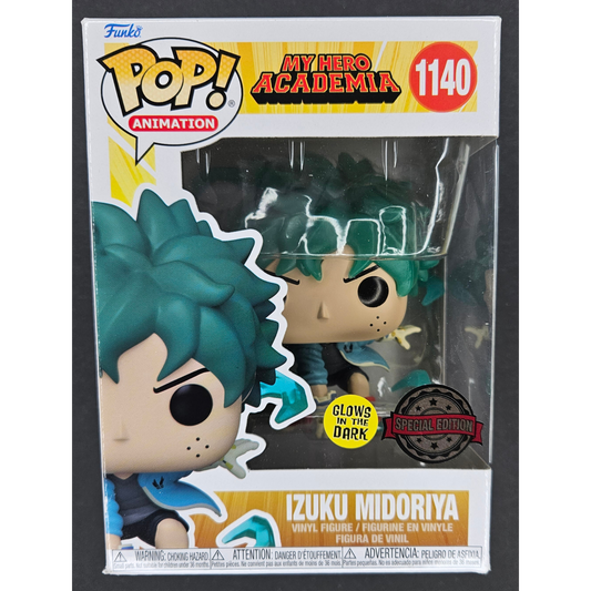 Izuku Midoriya Funko Pop! My Hero Academia Animation #1140 Glows in the Dark