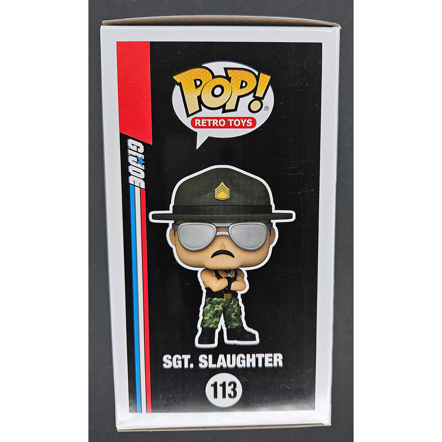 SGT. Slaughter Funko Pop! Retro Toys G.I.Joe #113 2022 Fall Convention Limited Edition