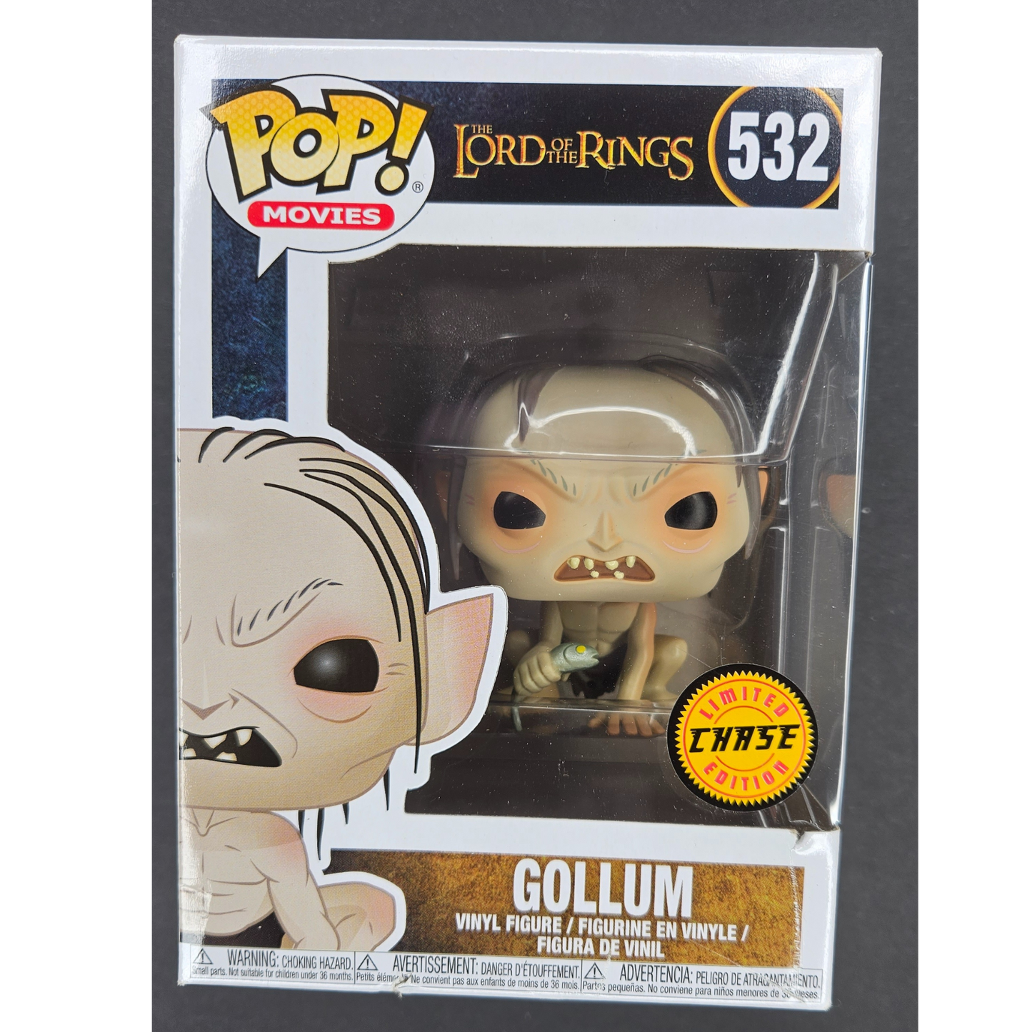 Gollum Funko Pop! Movies The Lord of the Rings #532 Chase Edition