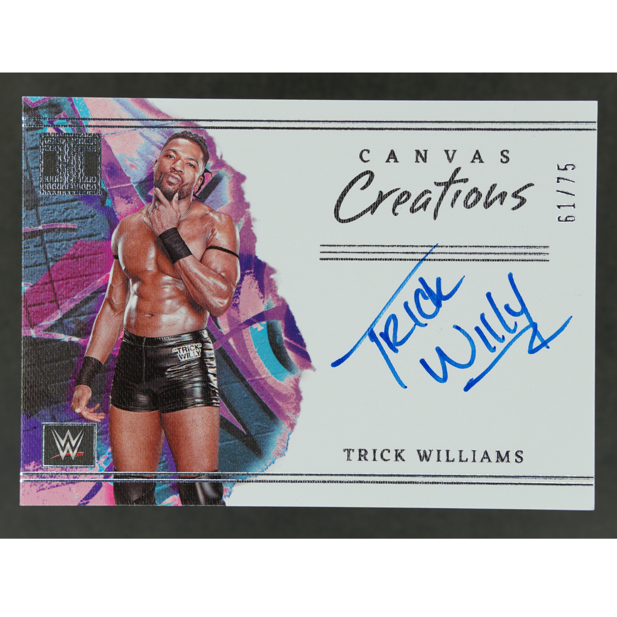 Trick Williams 2023 Impeccable Canvas Creations Auto 61/75 #CC-TWL
