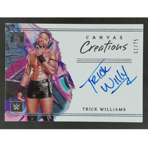Trick Williams 2023 Impeccable Canvas Creations Auto 61/75 #CC-TWL
