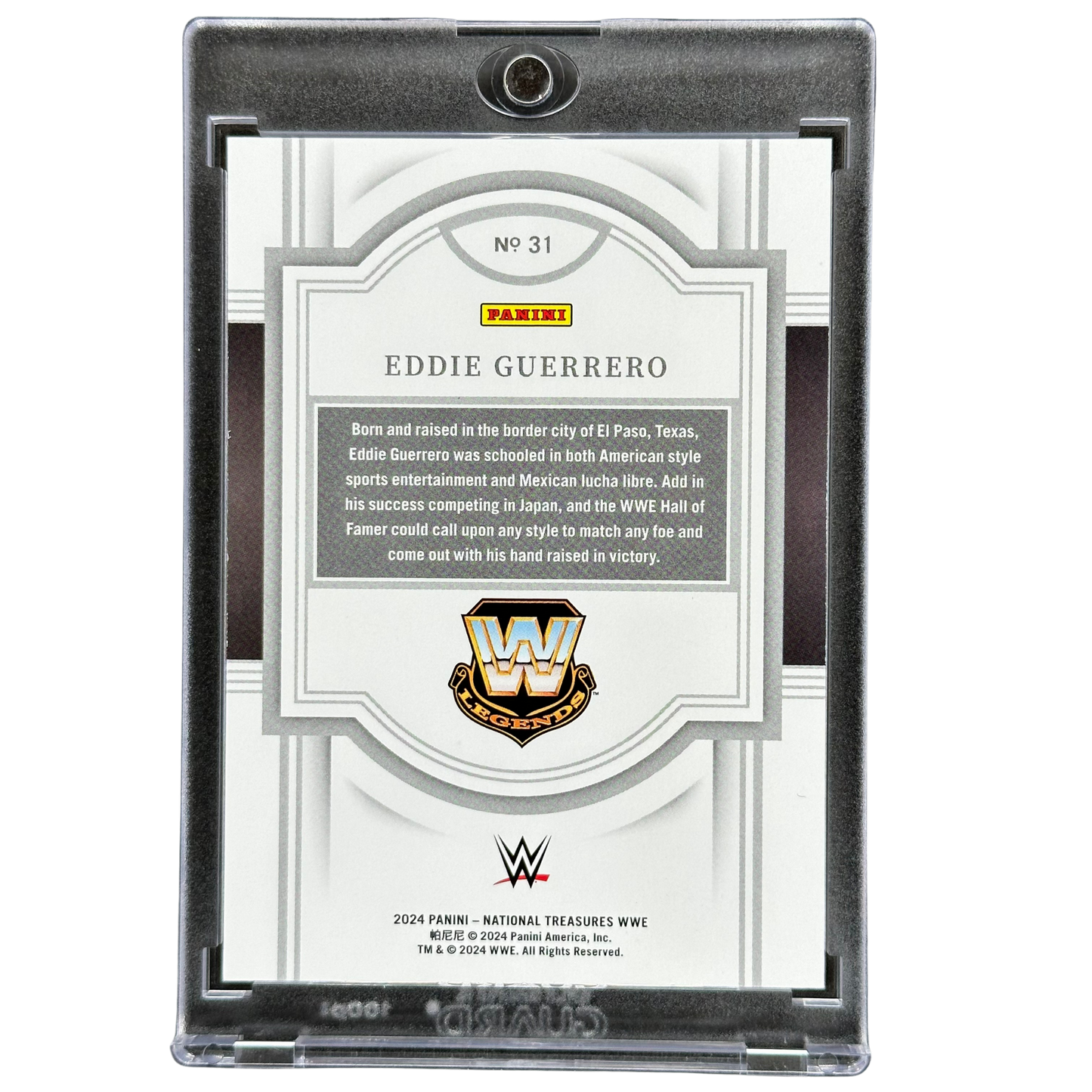 Eddie Guerrero 2024 National Treasures 58/99 #31