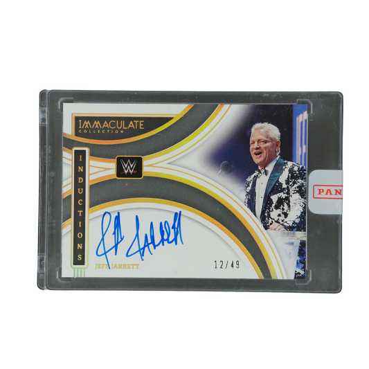 Jeff Jarrett 2022 Immaculate Inductions Auto 12/49 #II-JJR