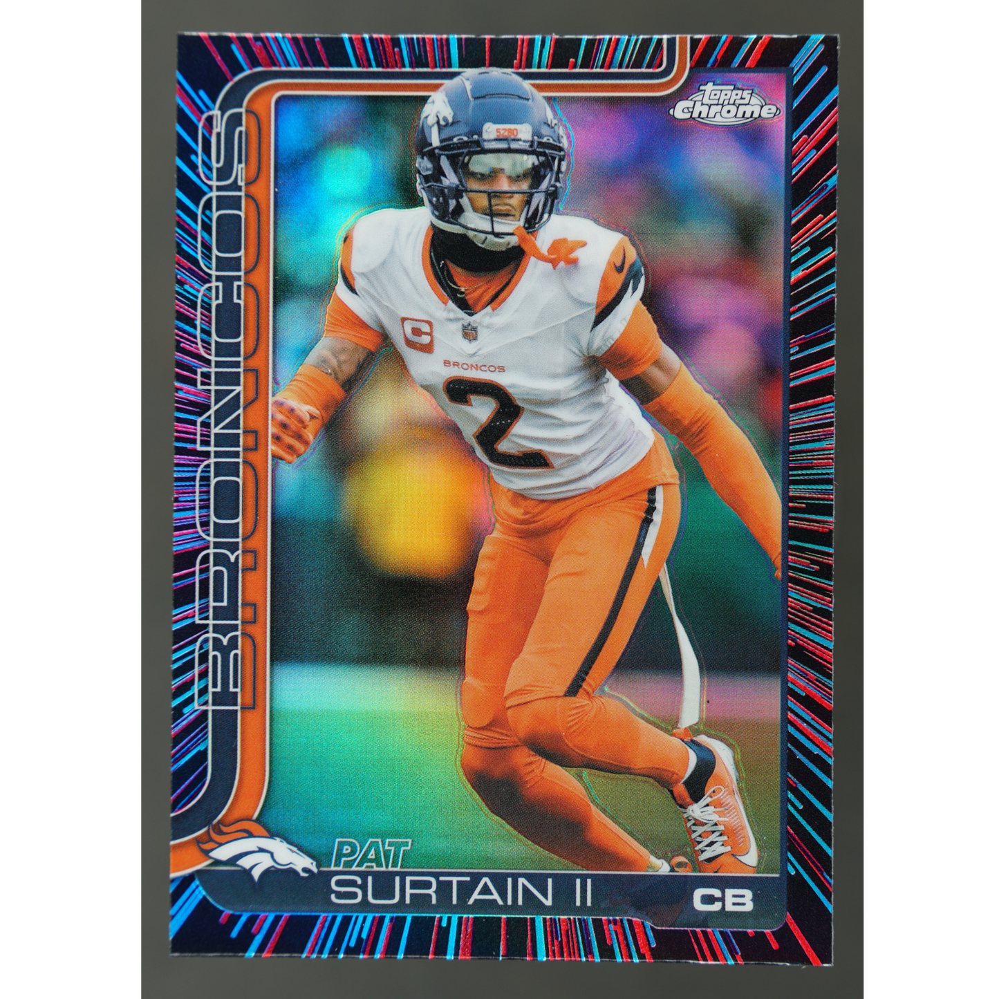 Pat Surtain II 2025 Chrome Pulse Refractor #93