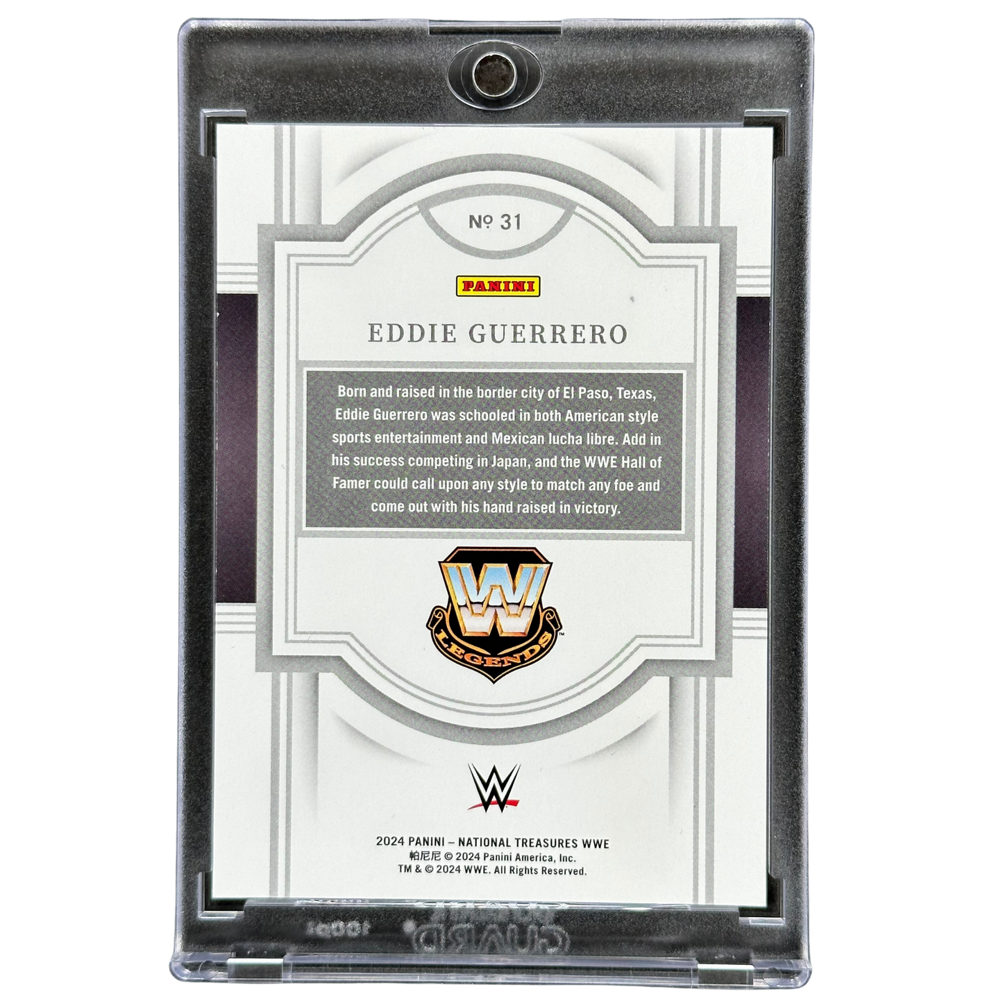Eddie Guerrero 2024 National Treasures 1/5 #31