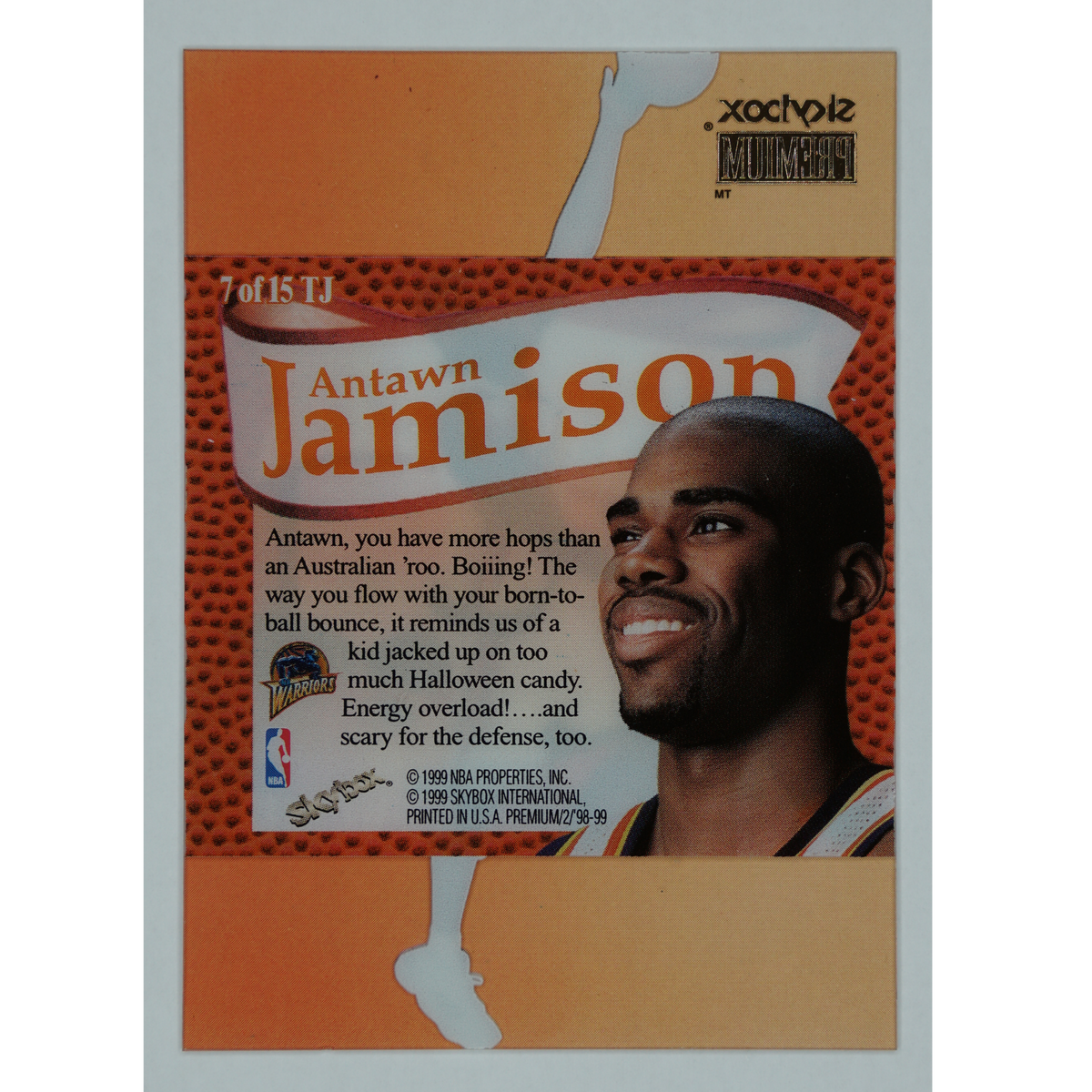 Antawn Jamison 1999 Skybox Premium Thats Jam #7