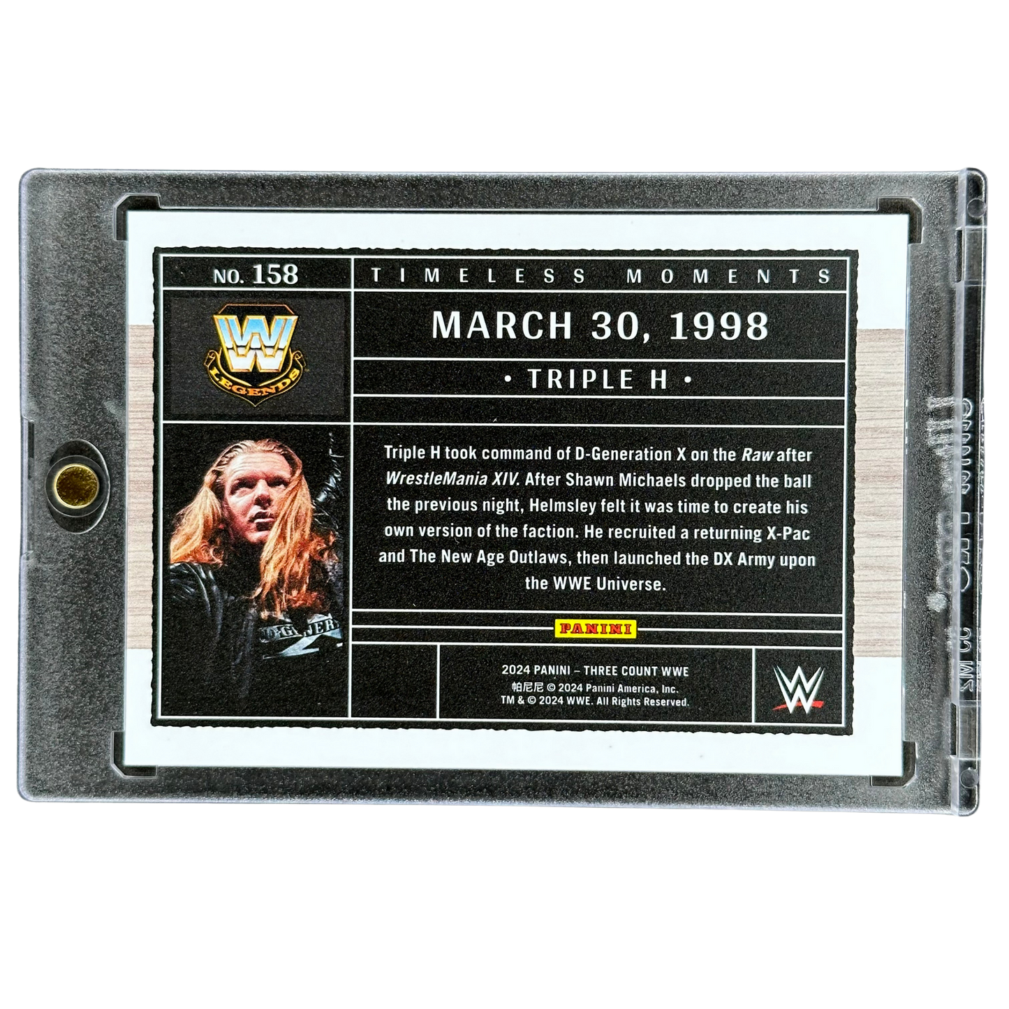 Triple H 2024 Three Count Timeless Moments 19/25 #158