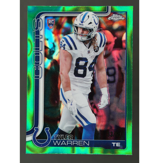 Tyler Warren 2025 Chrome RC 33/99 #346