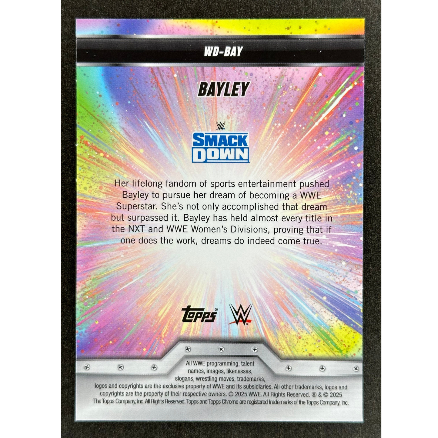 Bayley 2025 Chrome Womens Division 46/99 #WD-BAY