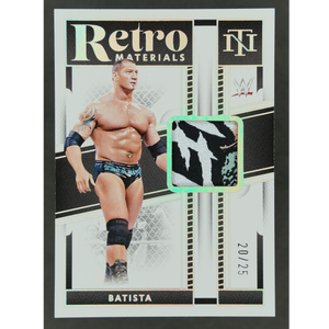 Batista 2024 National Treasures Retro Materials Memorabilia 20/25 #RM-BTS
