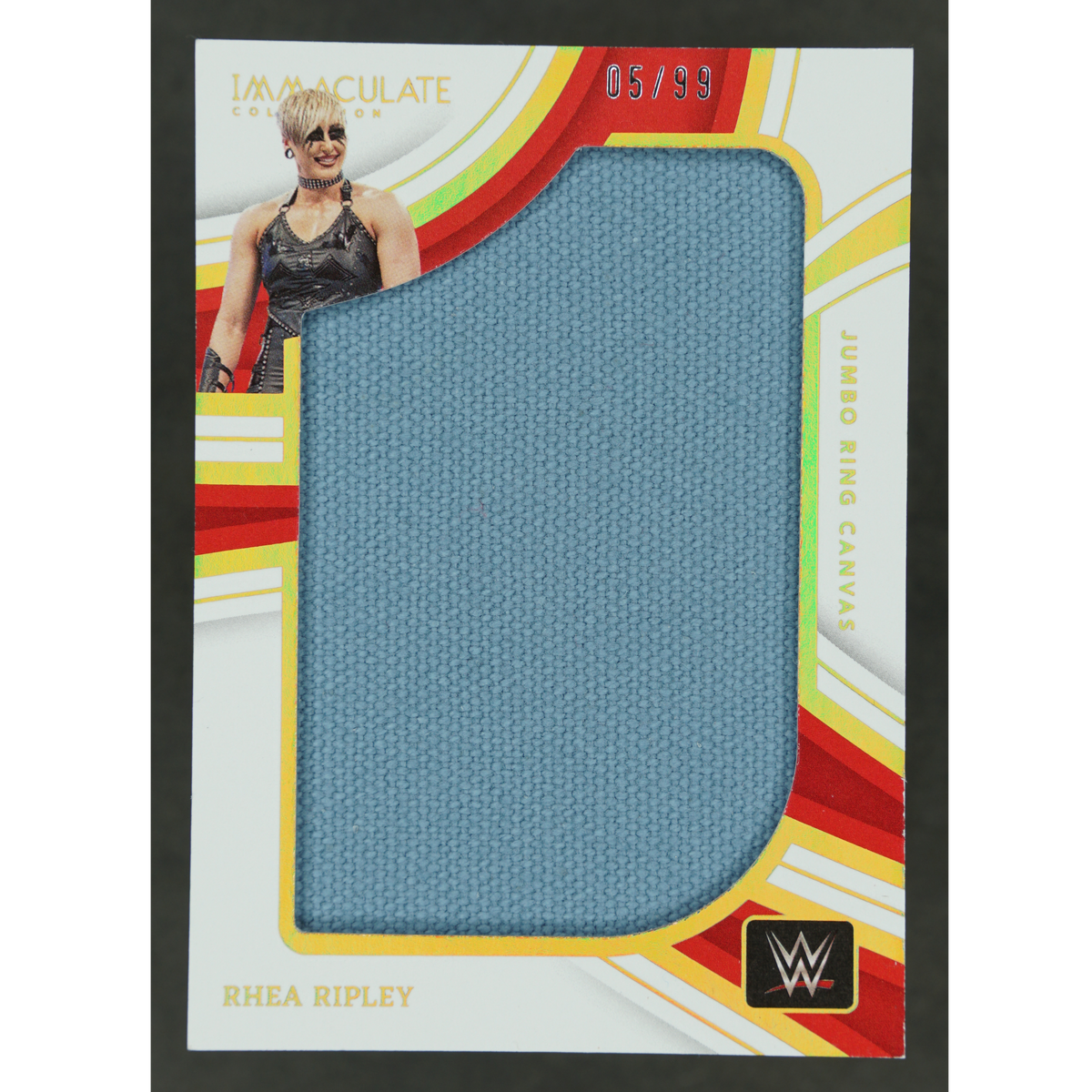 Rhea Ripley 2023 Immaculate Jumbo Ring Canvas Memorabilia 5/99 #JR-RH2