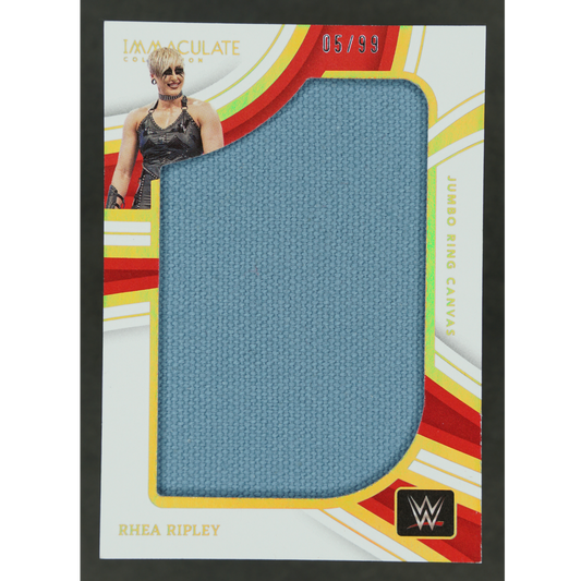Rhea Ripley 2023 Immaculate Jumbo Ring Canvas Memorabilia 5/99 #JR-RH2