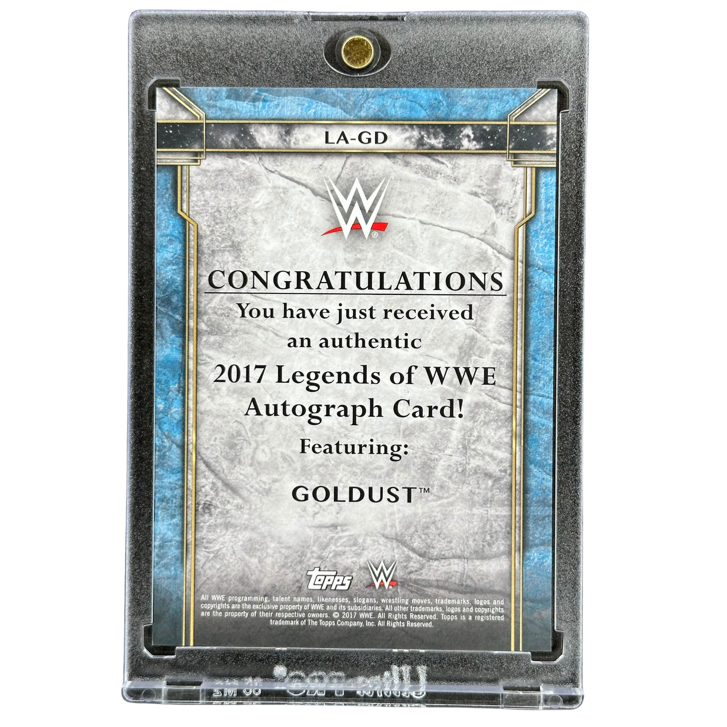 Goldust 2017 Legends Auto 15/199 #LA-GD