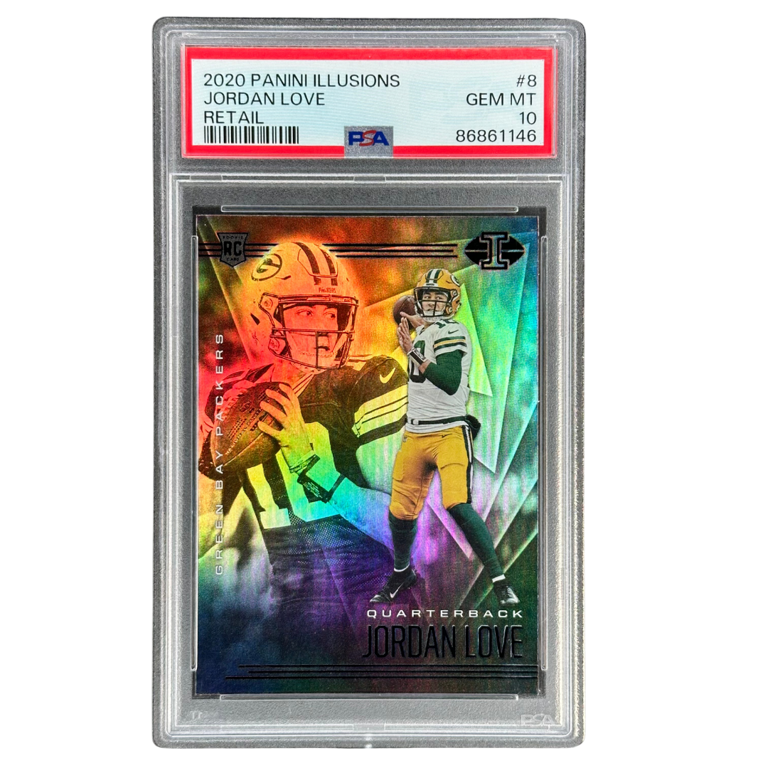 Jordan Love 2020 Illusions Retail RC Rookie Card PSA 10 #8