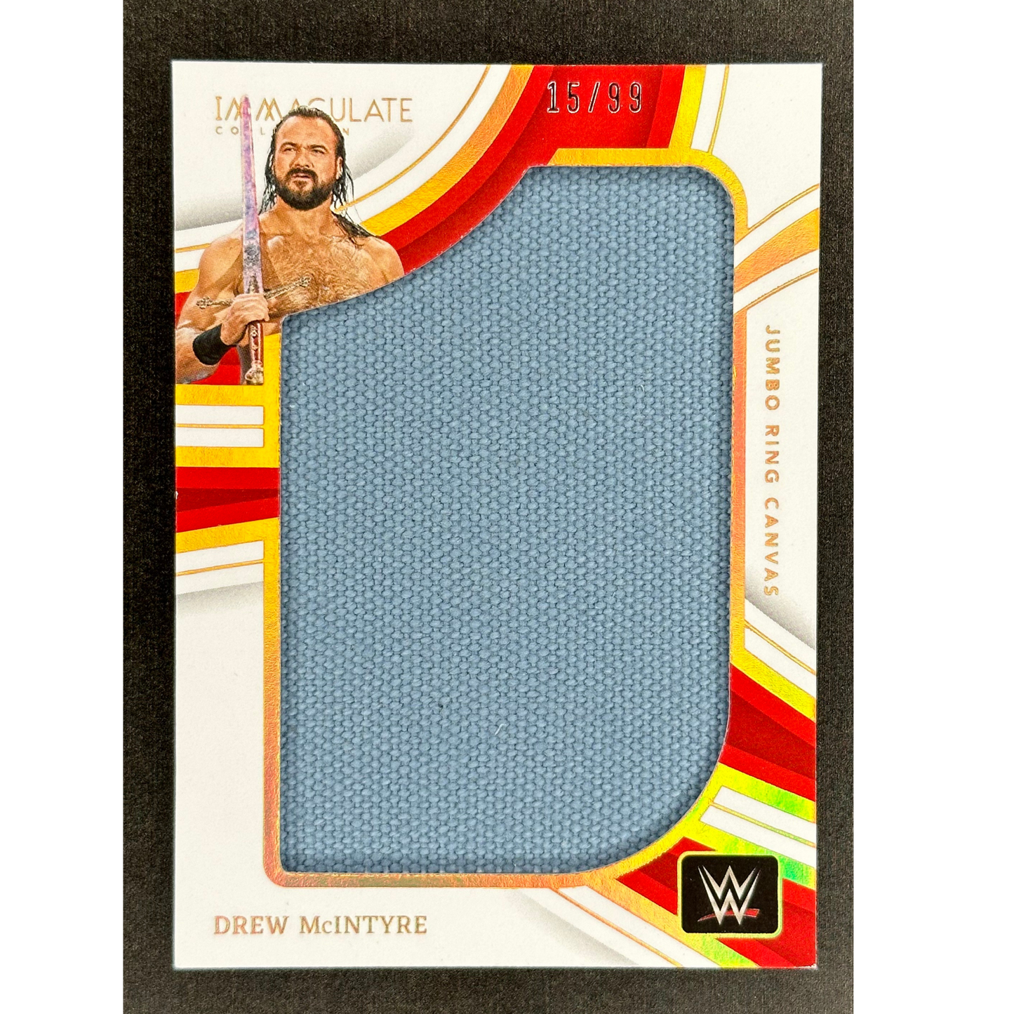 Drew McIntyre 2023 Immaculate Jumbo Ring Canvas 15/99 #JR-DMI