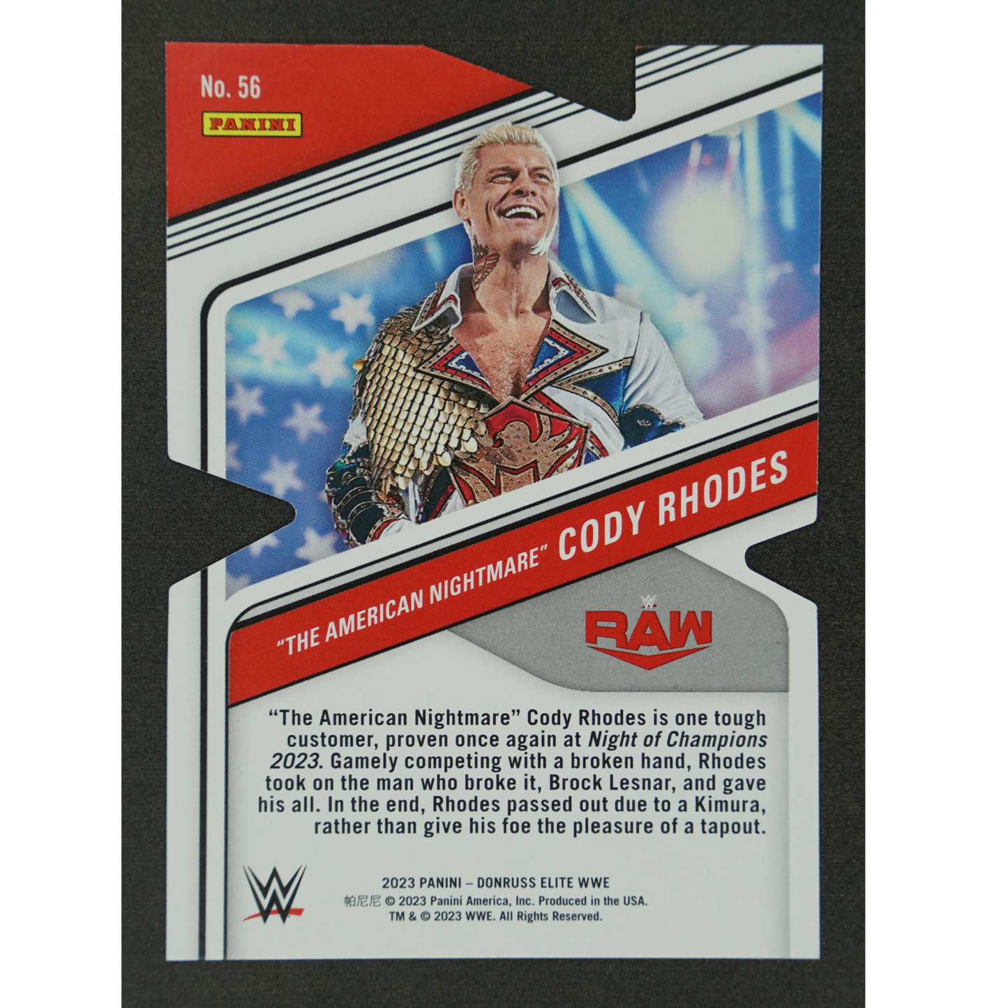 Cody Rhodes 2023 Elite Die-Cut 19/24 #56