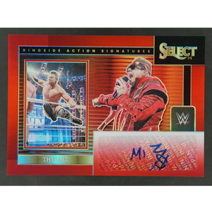The Miz 2024 Select Ringside Action Signatures Auto Red 60/99 #RA-MIZ