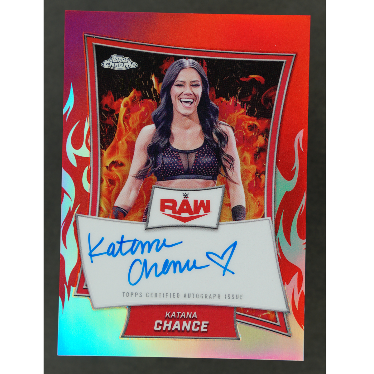 Katana Chance 2025 Chrome Red Brand Auto 3/5 #RBA-KAA