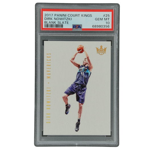 Dirk Nowitzki 2017 Court Kings Blank Slate PSA 10 #25