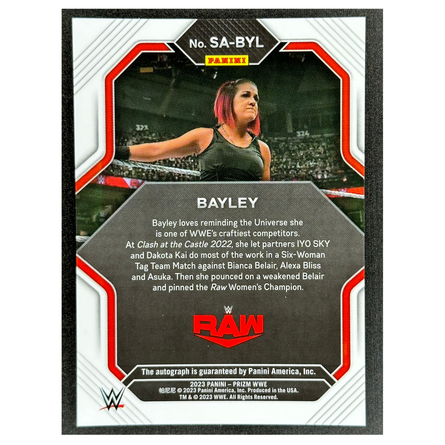 Bayley 2023 Prizm Superstar Auto #SA-BYL