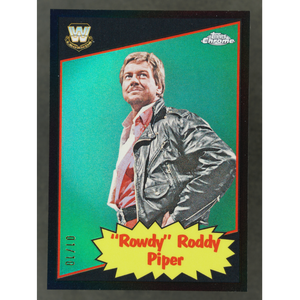 "Rowdy" Roddy Piper 2025 Chrome Black Refractor 1/10 #85TL-RP